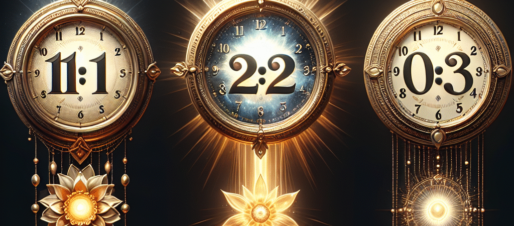 11h11, 22h22, 03h33 : signification spirituelle heure par heure